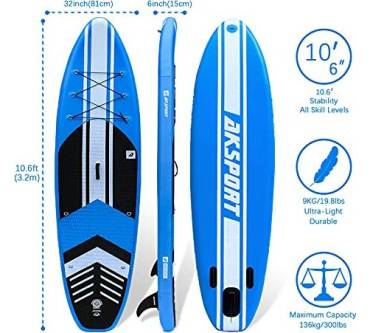 Produktbild 10'6'' Inflatable Stand-up Paddle Board Package