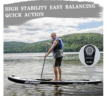 Produktbild AK Sport 10'6'' Inflatable Stand-up Paddle Board Package