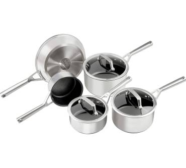 Produktbild Ninja Foodi Zerostick 5-teiliges Edelstahl-Topf- und Pfannenset C65000EU