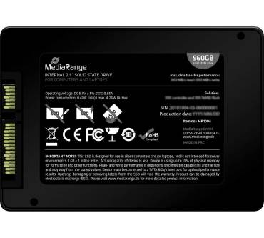 Produktbild MediaRange MR100x SATA SSD