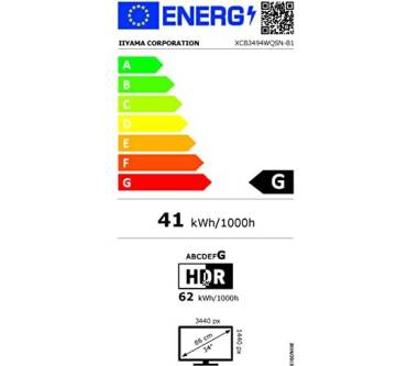 Produktbild Iiyama ProLite XCB3494WQSN-B1