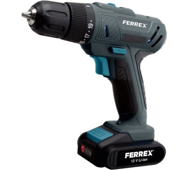 Produktbild Aldi / Ferrex Akku-Bohrschrauber (12 Volt / 2,5 Ah)