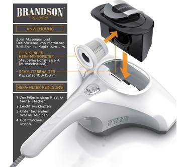 Produktbild Brandson Milbenstaubsauger