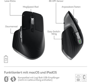 Produktbild Logitech MX Master 3S for Mac