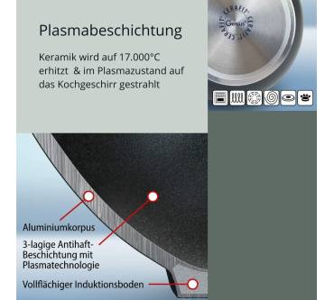 Produktbild Genius Cerafit Plasma Hochrandpfanne