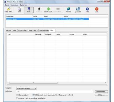 Produktbild Sebastian Dörfler XMedia Recode 2.1