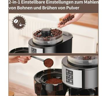 Produktbild AiHom Kaffeemaschine mit Mahlwerk