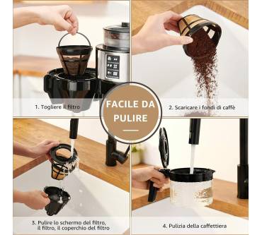 Produktbild AiHom Kaffeemaschine mit Mahlwerk