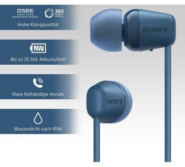 Sony WI-C100 im Test: | bezahlbaren 2,2 Gute gut zum Akkulaufzeit Preis