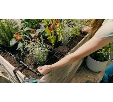 Produktbild Gardena Tropfbewässerung Set Hochbeet/Beet (35 Pflanzen)