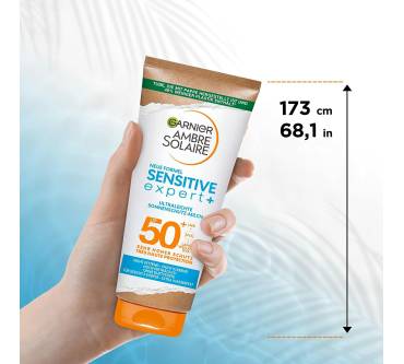 Unsere Expert+ Ambre im Garnier 50+ Solair Test Sonnenmilch Sensitive Analyse | zur LSF