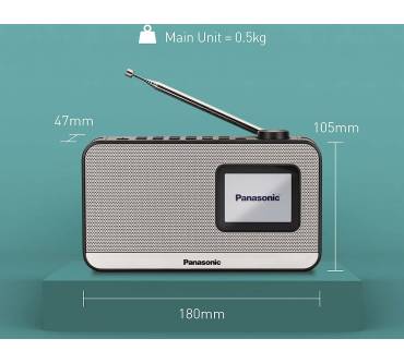 Panasonic RF-D15 | 600-Gramm-Radiowecker in Markenqualität