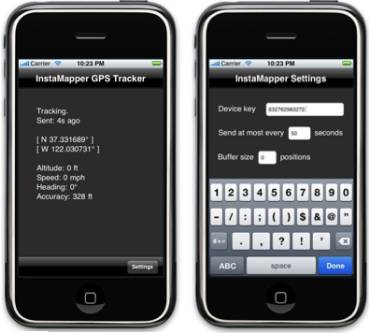 Produktbild Instamapper GPS-Tracker 1.2.2 (für iPhone)