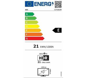 Produktbild AOC C27G2E/BK