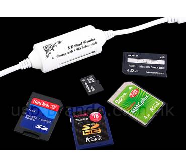 Produktbild Brando 2-in-1 SD(HC) Card Reader Cable