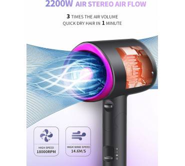 Produktbild GRT PRO Travel Hair Dryer 2200W T1