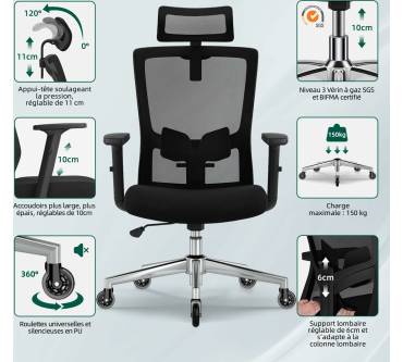 Produktbild Airchros Bürostuhl Ergonomisch