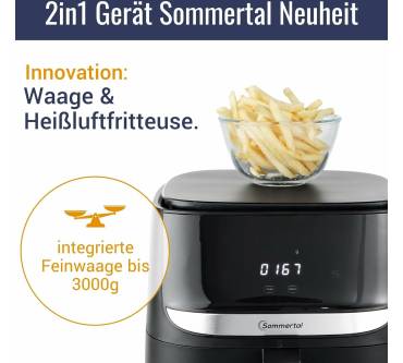 Produktbild Sommertal 2in1 Heißluftfritteuse HF57C