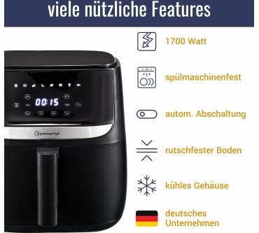 Produktbild Sommertal 2in1 Heißluftfritteuse HF57C