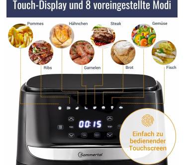 Produktbild Sommertal 2in1 Heißluftfritteuse HF57C
