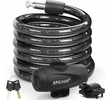 Produktbild Spgood Spiralkabelschloss 120 cm