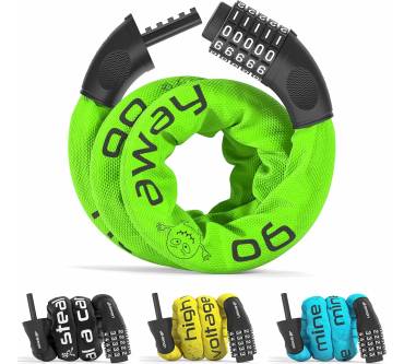 Produktbild All Lemon Kettenschloss mit Zahlencode 90 cm