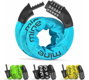 Produktbild All Lemon Kettenschloss mit Zahlencode 90 cm