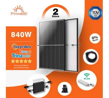 Produktbild PVundSO 840W Balkonkraftwerk (HM-800)