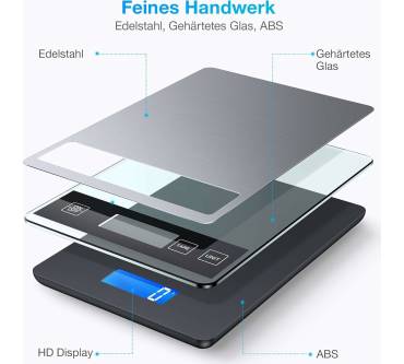 Produktbild NBPOWER Digitale Küchenwaage MQD-C018
