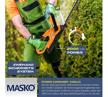 Produktbild Masko Akku Heckenschere