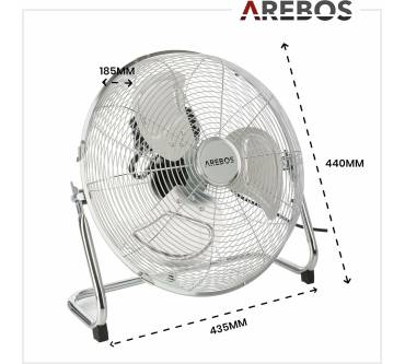 Produktbild Arebos Bodenventilator Ø36 cm