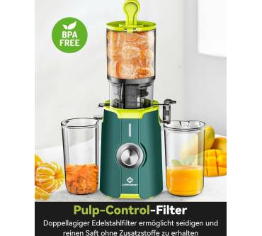 Produktbild LINKChef Rush Clear Cold Press Juicer