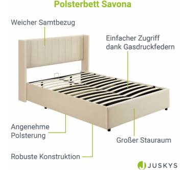 Produktbild Juskys Polsterbett Savona