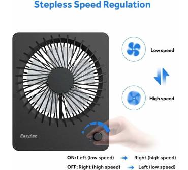 Produktbild EasyAcc Akku-Batterie Tischventilator