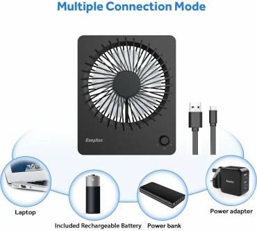 Produktbild EasyAcc Akku-Batterie Tischventilator