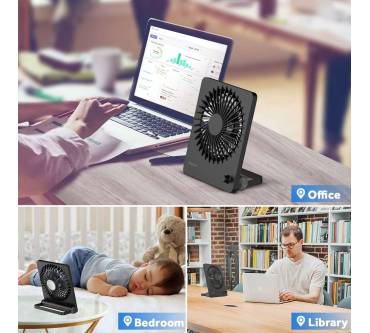Produktbild EasyAcc Akku-Batterie Tischventilator
