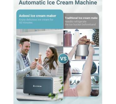 Produktbild Aobosi 1,6L Eismaschine mit 4 Modi