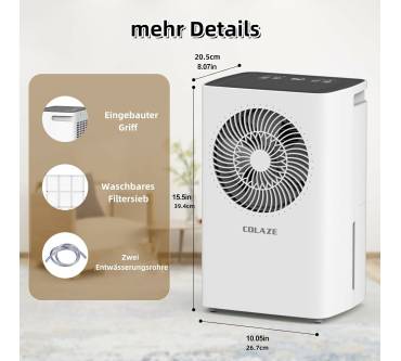 Produktbild Colaze HE0091 Luftentfeuchter