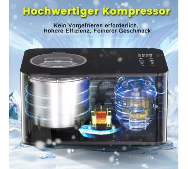 Produktbild Vpcok Eismaschine mit Kompressor 2L