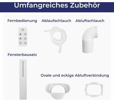 Produktbild Klamer Mobile Klimaanlage 7000