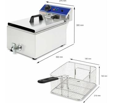 Produktbild Vertes Gastro Fritteuse 10L