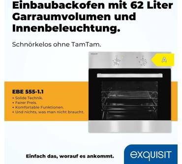 Produktbild Exquisit EBE 555-1.1