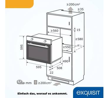 Produktbild Exquisit EBE 555-1.1