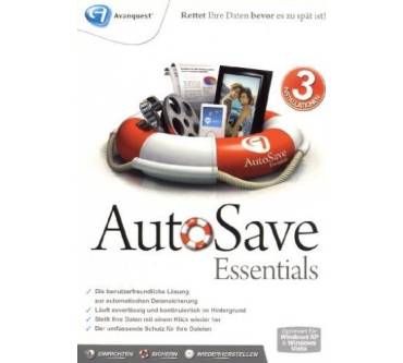 Produktbild Avanquest AutoSave Essentials 3.02