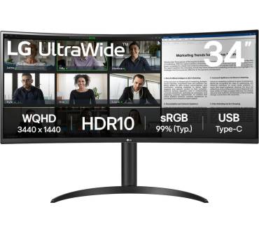 Produktbild LG UltraWide 34WR55QK-B
