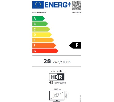 Produktbild LG UltraWide 34WR55QK-B