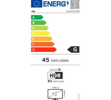 Produktbild AOC CU34G2XPD/BK