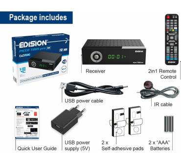 Produktbild Edision Picco T265 pro