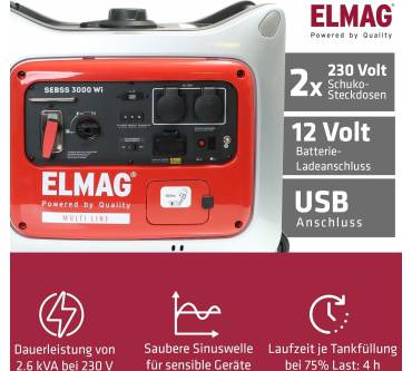 Produktbild Elmag SEBSS 3000Wi