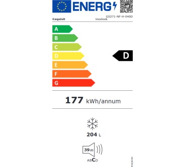 Produktbild Exquisit GS271-NF-H-040D